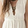 Maison Hotel - Robe - Amandine Dress Lord Byron Pearl - Photo
