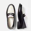 Duke and Dexter - Mocassins - Penny Loafer Black and White - Photo