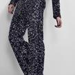 Pièces - Pantalon - Kam Wide Pant Black Purple - Photo
