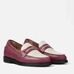 Duke and Dexter - Mocassins - Penny Loafer Cranberry and White - Photo