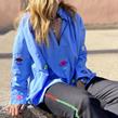 Stella H - Blouse - Axel Eye Bleu Ciel - Photo