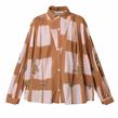 V de Vinster - Blouse -  Blouse Palm Curry Creme - Photo