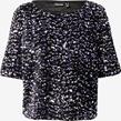 Pièces - T-shirt - Kam Top Black Purple - Photo