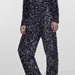 Pièces - Pantalon - Kam Wide Pant Black Purple - Photo
