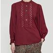 Antik Batik - Blouse - Aya Blouse Burgundy - Photo
