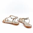 Nimal - Sandales - Billie Cuoio Pitone Or - Photo