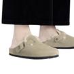 Birkenstock - Sabots - 1028299 Boston Shearling Taupe - Photo