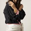 Victoria Leivissa - Blouse - Persian Lily Black - Photo