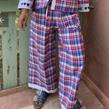 Stella H - Pantalon - Rachid Love  Blanc et Bleu - Photo