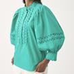 Antik Batik - Blouse - Rodo Blouse Aqua - Photo