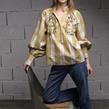 V de Vinster - Blouse -  Blouse Rajini Moutarde - Photo