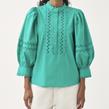 Antik Batik - Blouse - Rodo Blouse Aqua - Photo