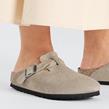 Birkenstock - Sabots - Boston Braided 1026694 Taupe - Photo