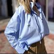 Stella H - Blouse - Axel Big Sun Bleu Ciel - Photo