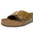 Birkenstock - Sandale - Madrid Big Buckle Shine Mud Green - Photo