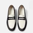 Duke and Dexter - Mocassins - Penny Loafer Black and White - Photo