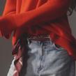 Kujten - Pull - Diane Orange Rosso - Photo