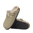 Birkenstock - Sabots - 1028299 Boston Shearling Taupe - Photo