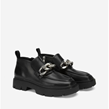 Ash - Mocassins - Universe Chain Black Antic Silver  - Photo