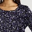 Pièces - T-shirt - Kam Top Black Purple - Photo