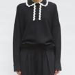 Molli - Top - Duchesse Noir Profond - Photo