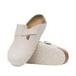 Birkenstock - Sabots - Boston 1024740 Antique White  - Photo