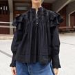 V de Vinster - Blouse -  Blouse Chloe Noir - Photo