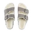 Birkenstock - Sandale - Arizona Shearling Stone Coin - Photo
