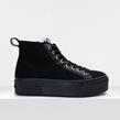 No Name - Sneakers - Iron Mid Canvas Black - Photo