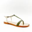 Nimal - Sandale - Billie Pesto Laminato - Photo