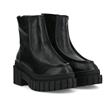 No Name - Boots - Kross Zip Glossy Nappa Black - Photo