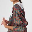 Heimstone - Blouse - Beaussière Crinoide Vert et Rouge - Photo