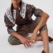 Heimstone - Blouse - Beaussière Crinoide Vert et Rouge - Photo