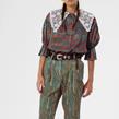 Heimstone - Blouse - Beaussière Crinoide Vert et Rouge - Photo