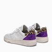 Crime - Sneakers - 22400 White Leo Violet - Photo