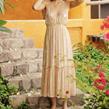 Sundress - Robe - Cirka Long Gold - Photo
