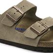 Birkenstock - Sandale - Arizona Suede Taupe - Photo