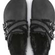 Birkenstock - Sandale - Blair Shearling Black - Photo