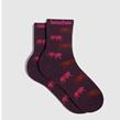 Heimstone - Chaussettes - Socks Tigre Bordeaux Rose - Photo