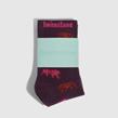 Heimstone - Chaussettes - Socks Tigre Bordeaux Rose - Photo