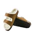 Birkenstock - Sandale - Arizona Shearling Mink - Photo