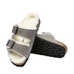 Birkenstock - Sandale - Arizona Shearling Stone Coin - Photo