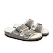 Birkenstock - Sandale - Arizona Shearling Stone Coin - Photo