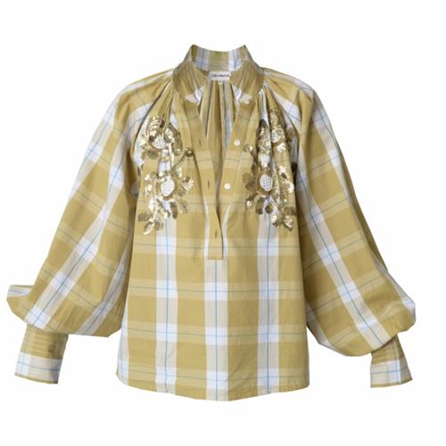 V de Vinster - Blouse -  Blouse Rajini Moutarde - Photo 1