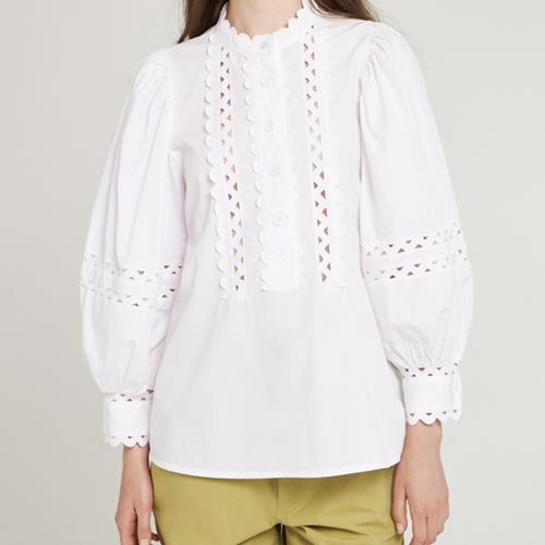 Antik Batik - Blouse - Blouse Roda White - Photo 1
