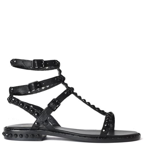 sandales ash play bis black clous studs rock feasty mode femme