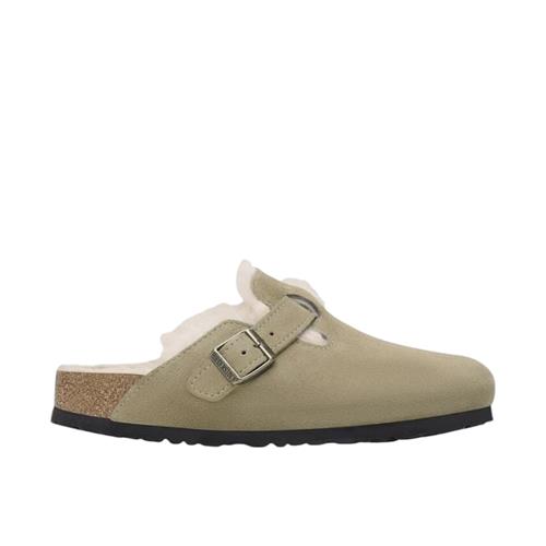 Birkenstock - Sabots - 1028299 Boston Shearling Taupe - Photo 1