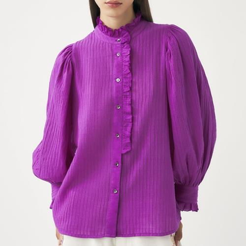 Antik Batik - Blouse - Avon Blouse Purple - Photo 1
