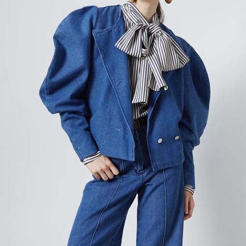The Label Edition - Veste - Camila Dark Denim - Photo 1