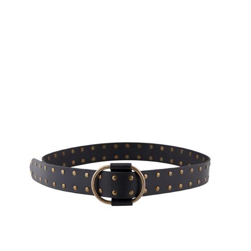 Pieces - Ceinture - Pilja Leather Black - Photo 1